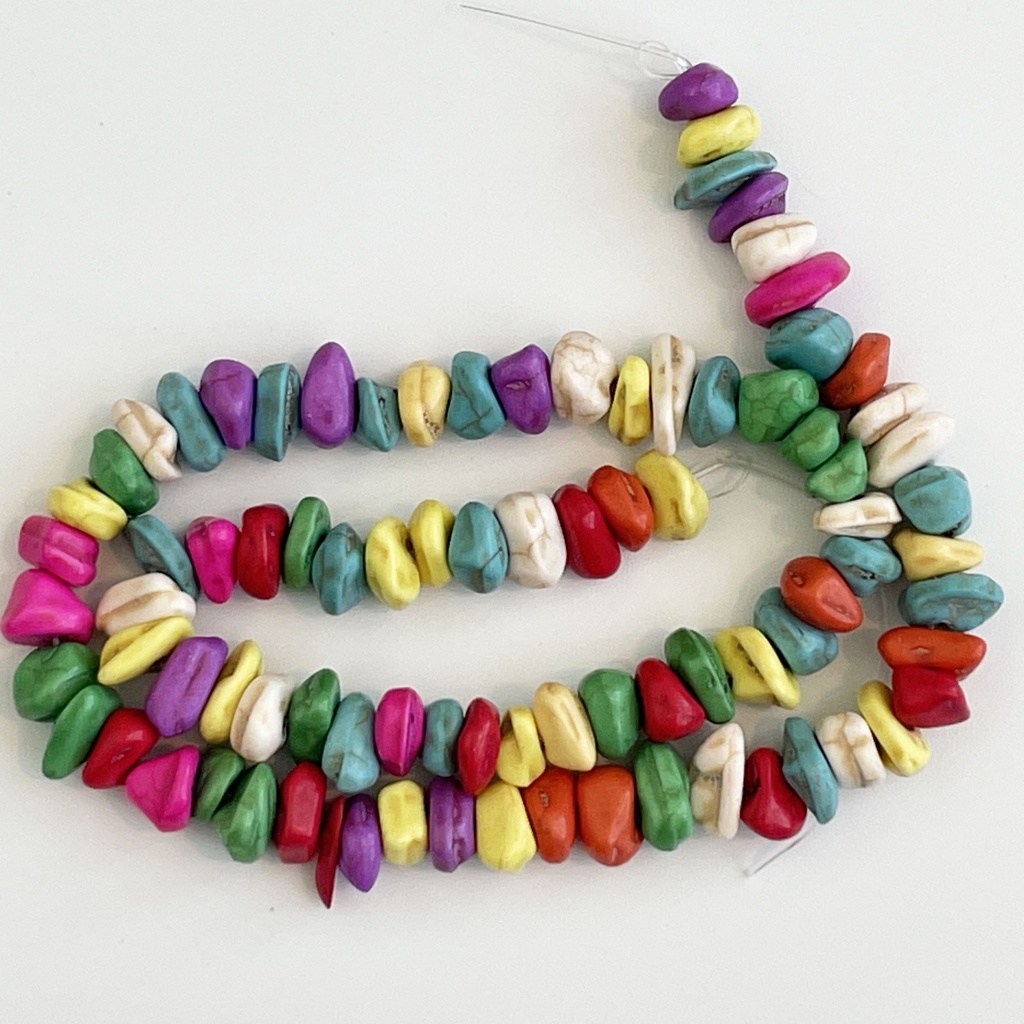 Multicoloured Irregular Stone Shape