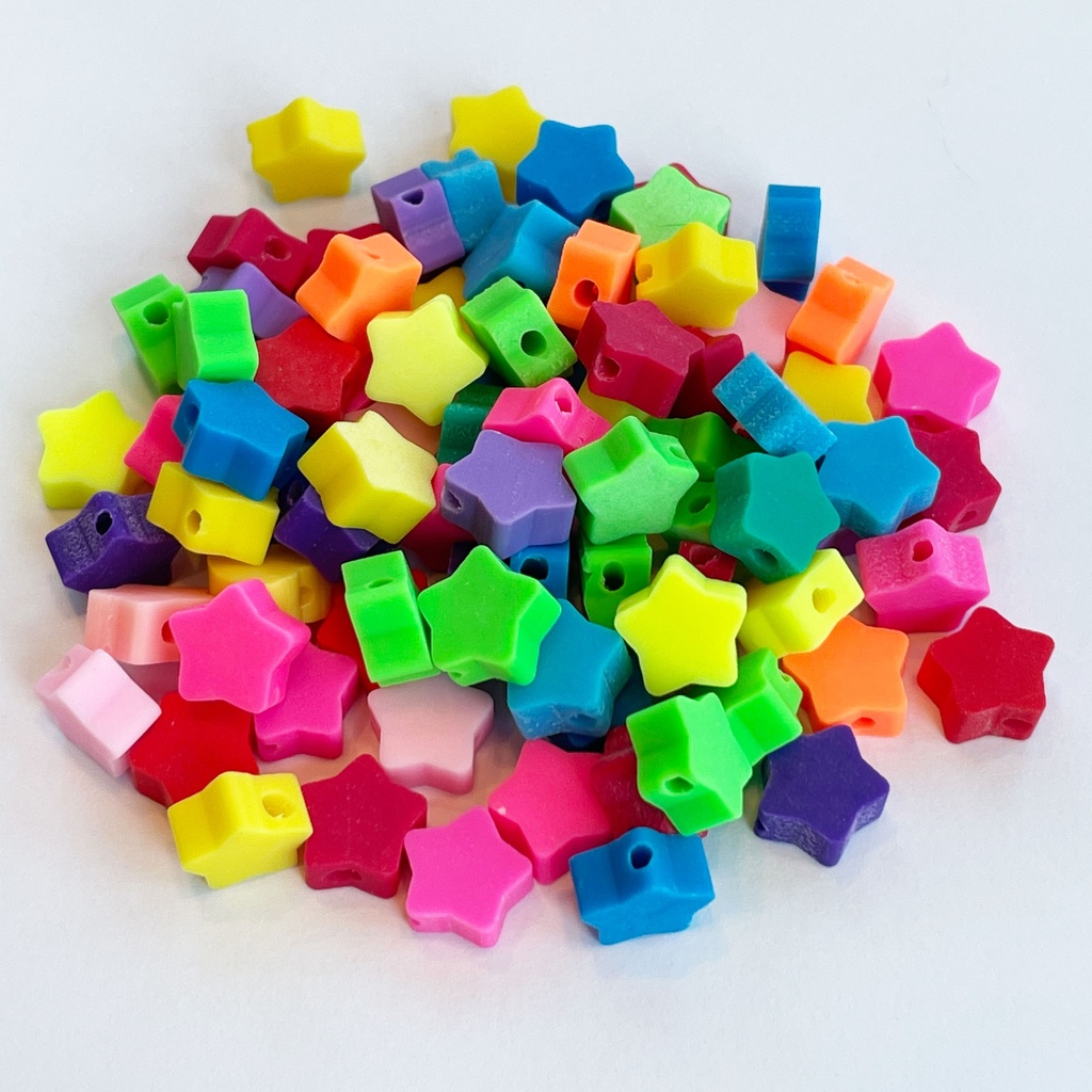 Multicoloured Polymer Stars