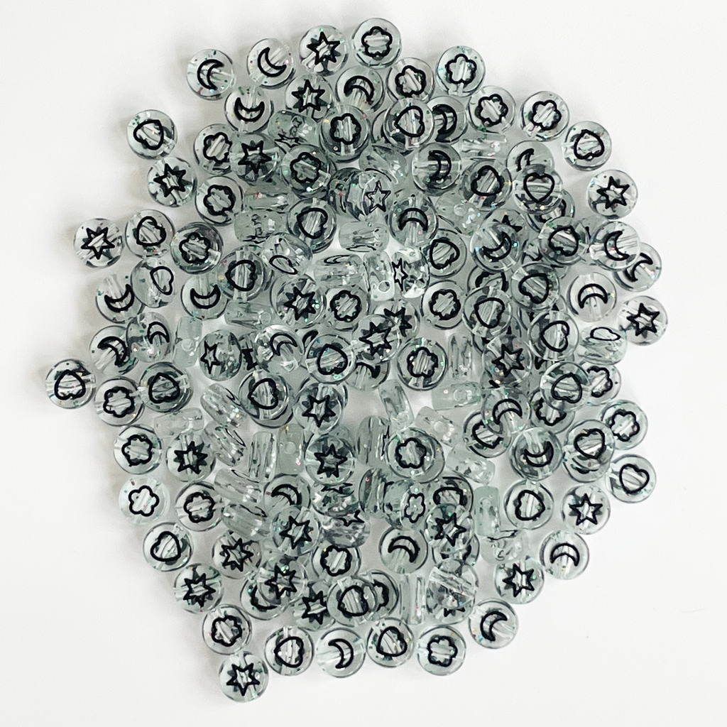 Round w Black Shapes