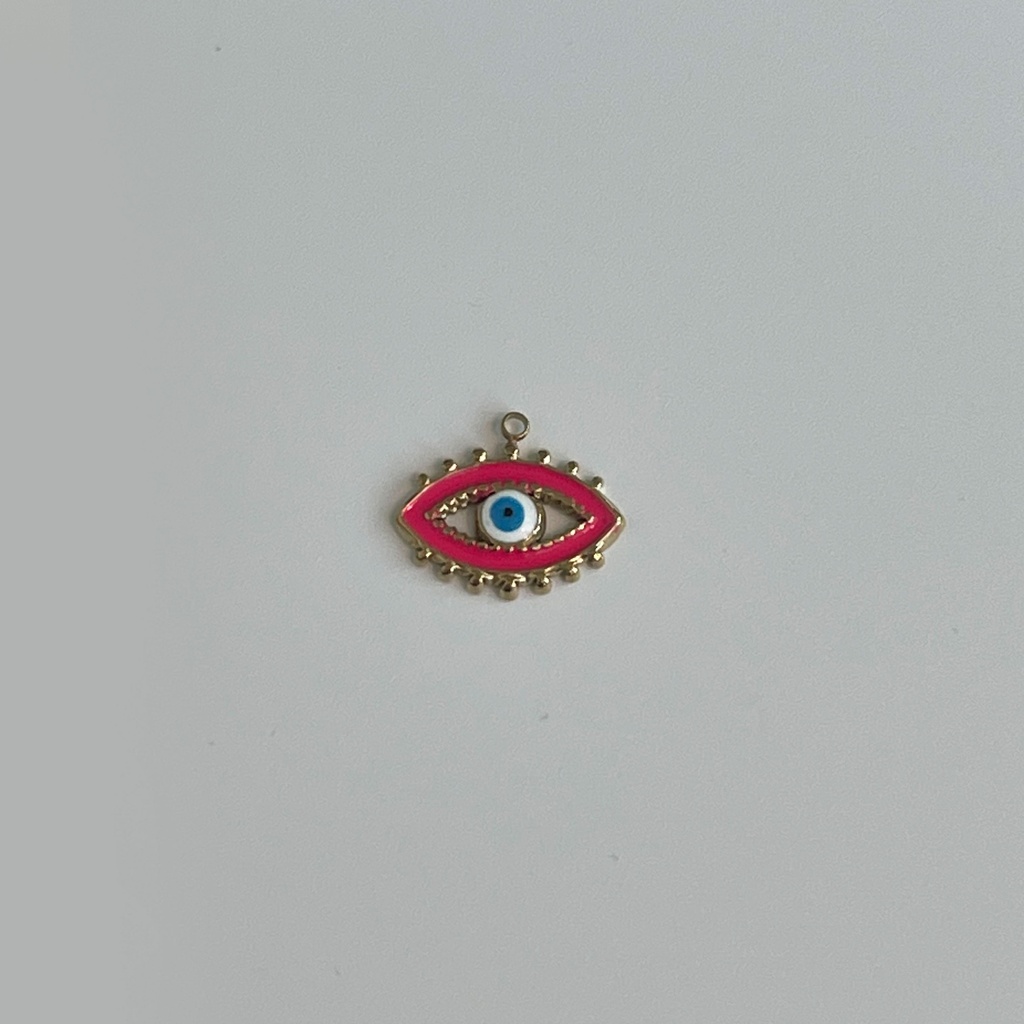 Pink Evil Eye Pendant