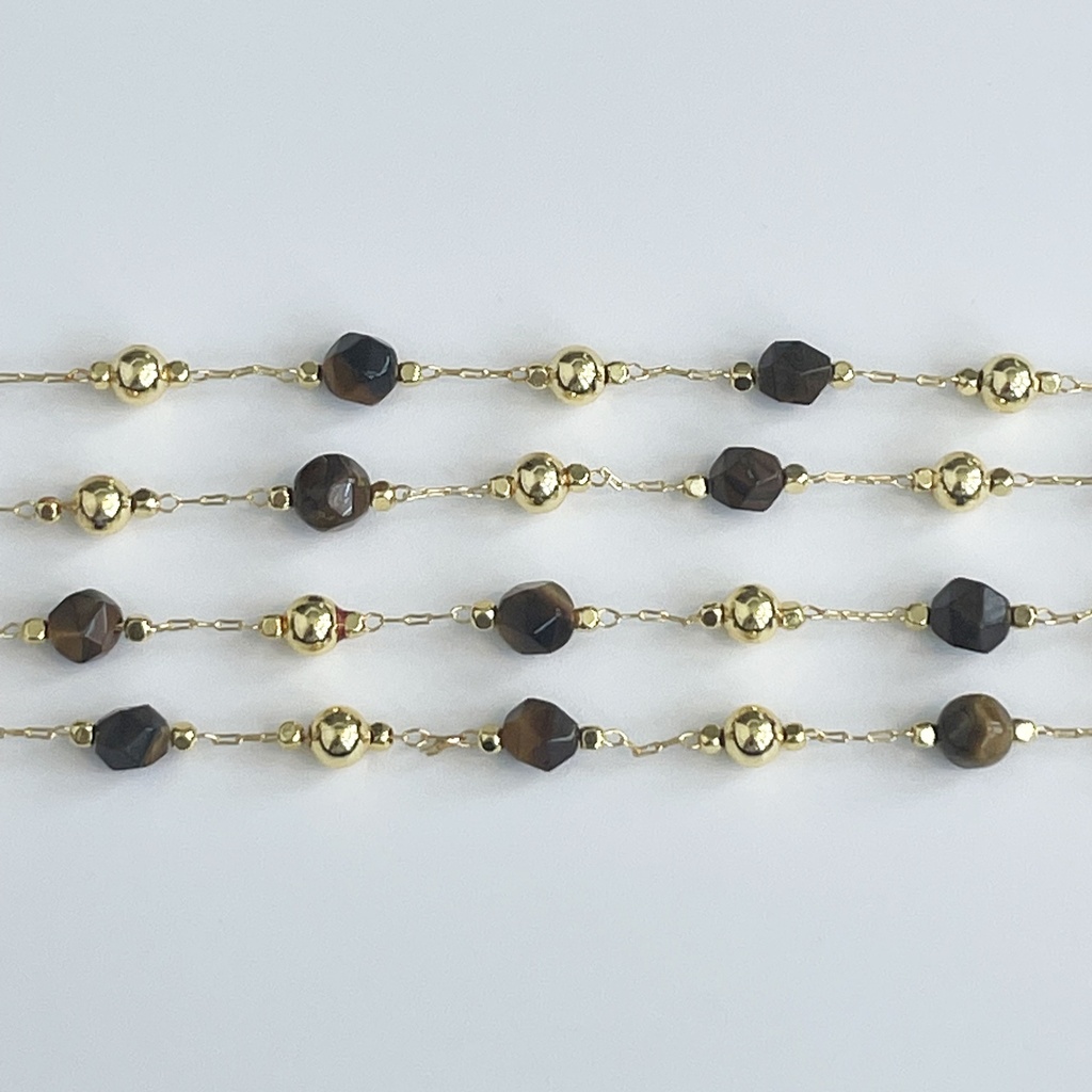 Brown Stone Chain