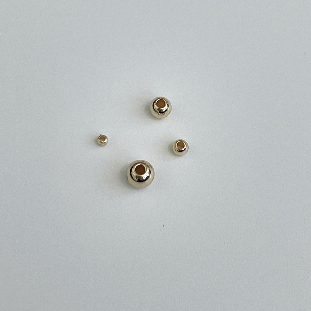 Gold Round Spacer