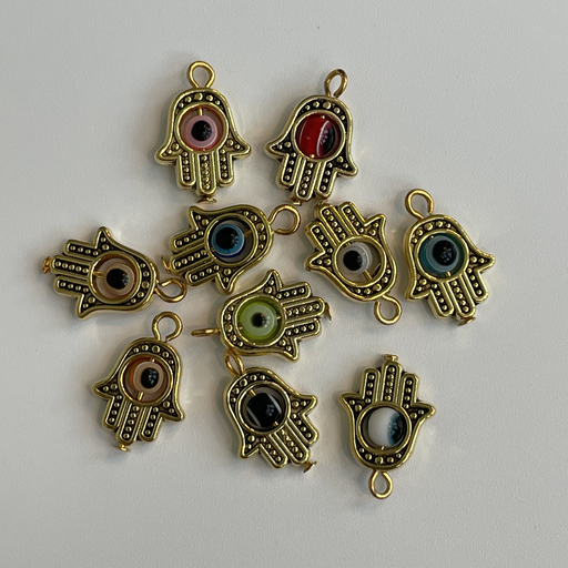 Rotating Multi-Coloured Hamsa