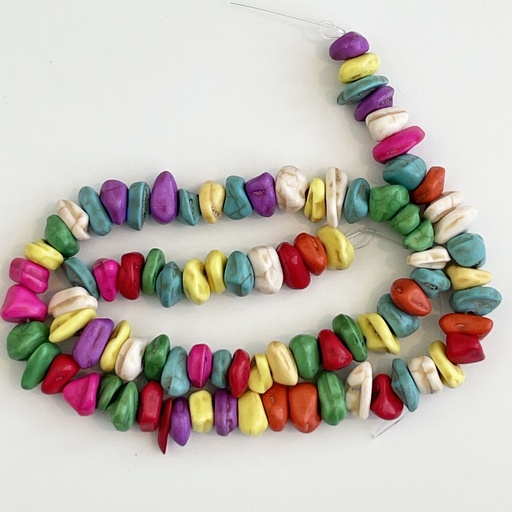 Multicoloured Irregular Stone Shape