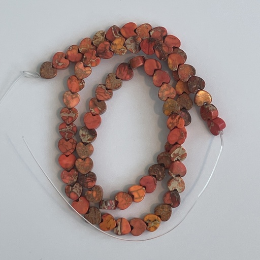 Orange Heart Stone