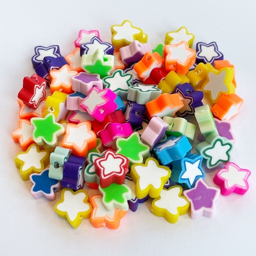 Multicoloured Polymer Starfish