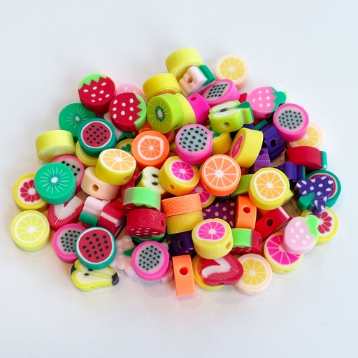 Multicoloured Polymer Fruits