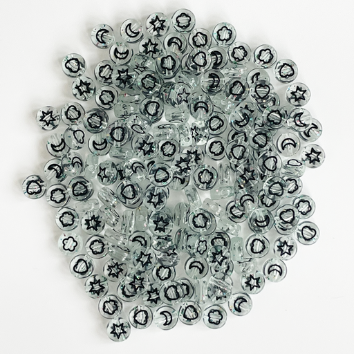 Round w Black Shapes