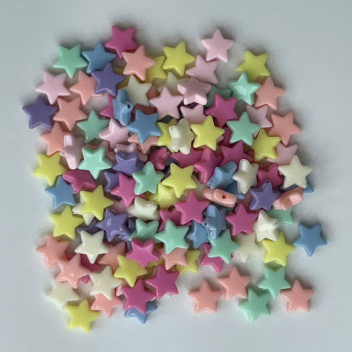 Pastel Mult Coloured Stars