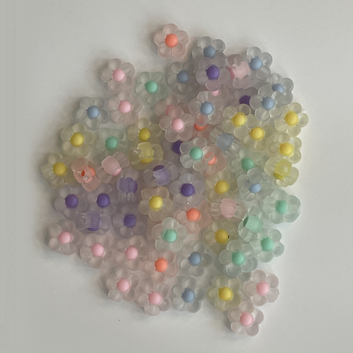 Multicoloured Matte Flowers