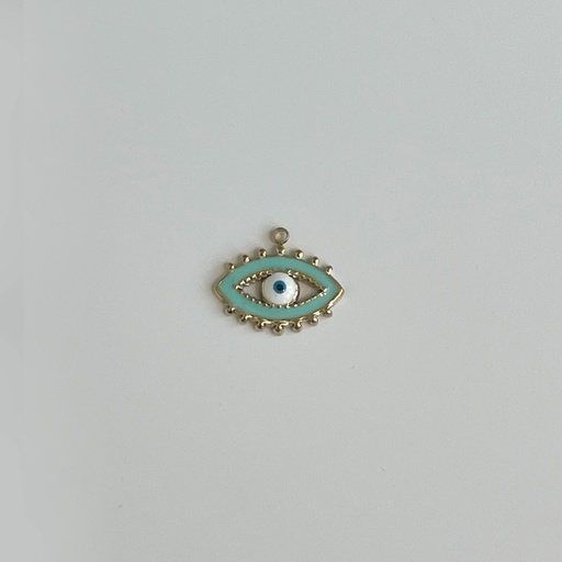 Light Blue Evil Eye Pendant