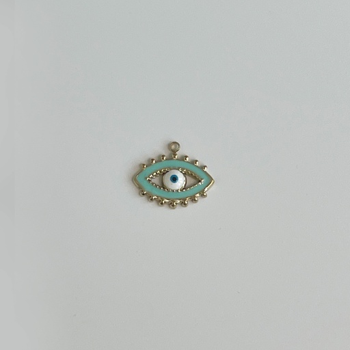 Light Blue Evil Eye Pendant