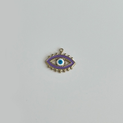Purple Evil Eye Pendant