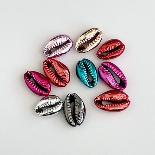 No Hole Mixed Colour Metallic Shell