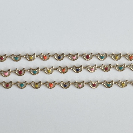 Multicoloured Moon Chain