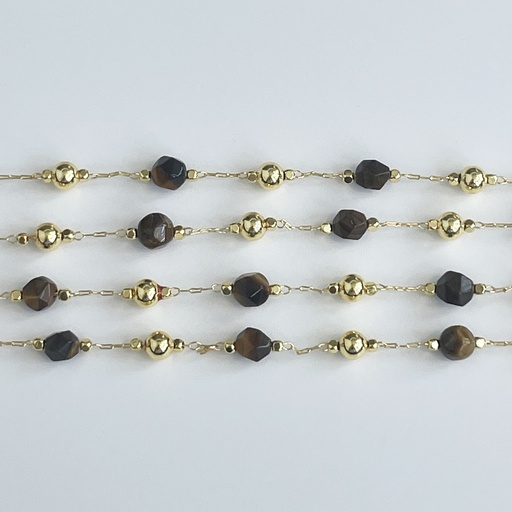 Brown Stone Chain