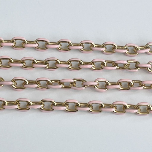 Large Pink Cable Link Chain
